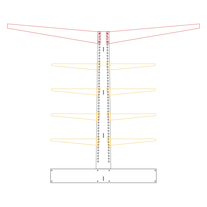 Tettoia Cantilever