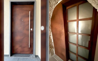 🚪 Porte effetto Corten: matericità e carattere per ogni ambiente